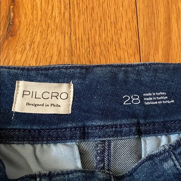 Pilcro NWT A-Line Trapeze High-Rise Wide-Leg Jeans Size 28 Anthropolgie - Picture 9 of 16